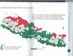 चार सय ४६ स्थानीय तहमा पूर्ण विद्युतीकरण
